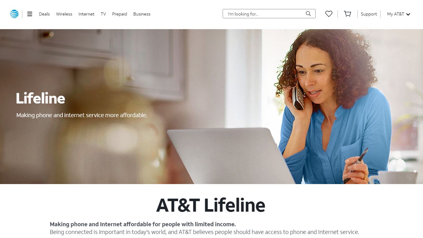 AT&T Lifeline – Low Income Phone Service